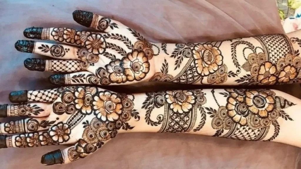 Simple Mehandi Ki Design