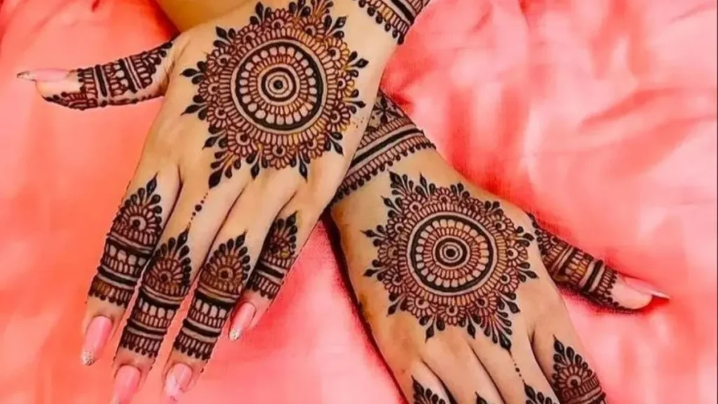 Simple Mehandi Ki Design