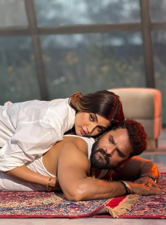 khesari lal yadav and akanksha puri news